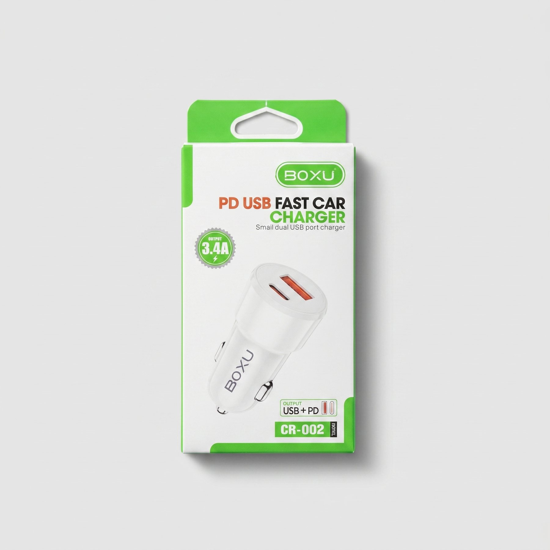 BOXU PD USB Fast Car Charger CR-002