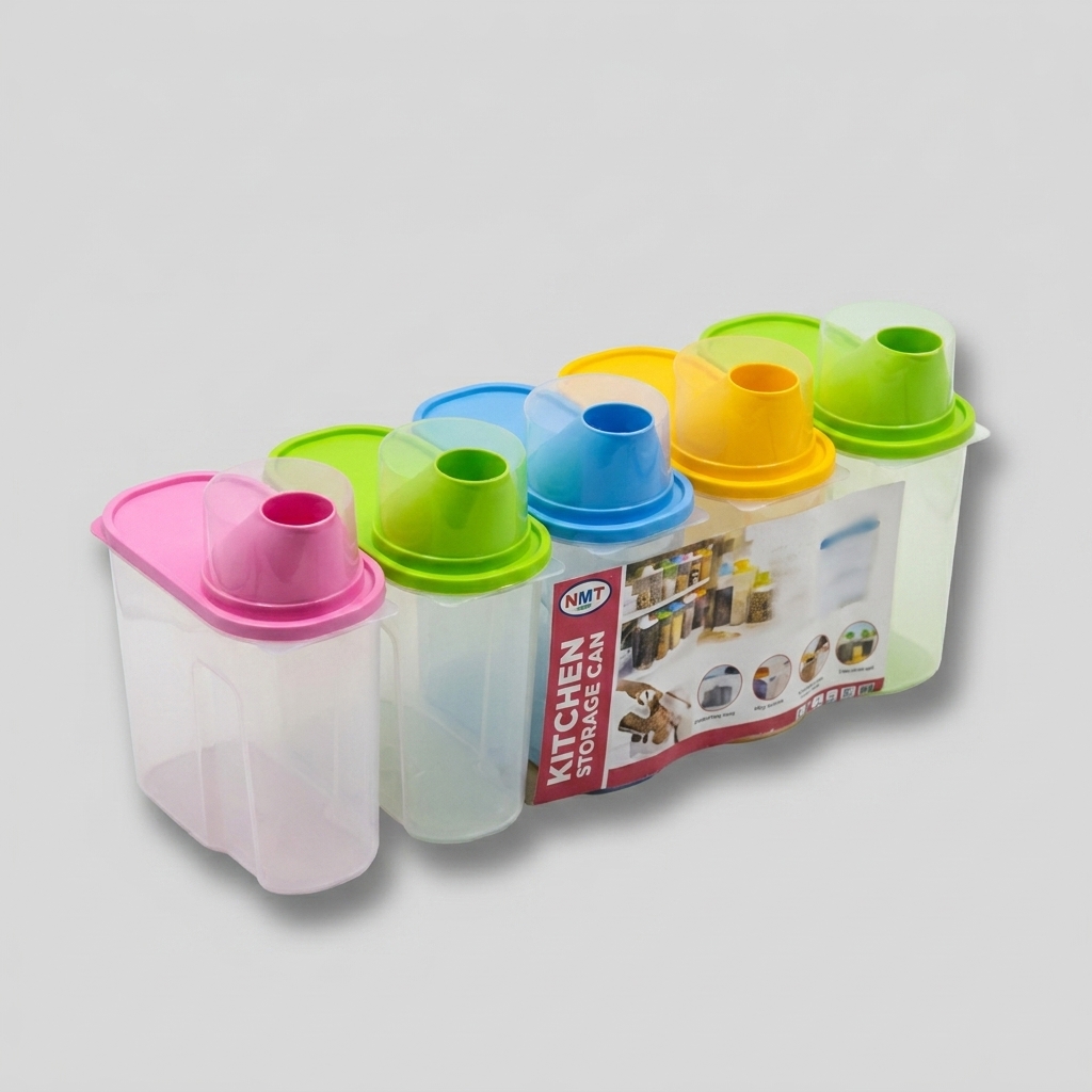 NMT Kitchen Storage Canisters & Spice Dispenser Set