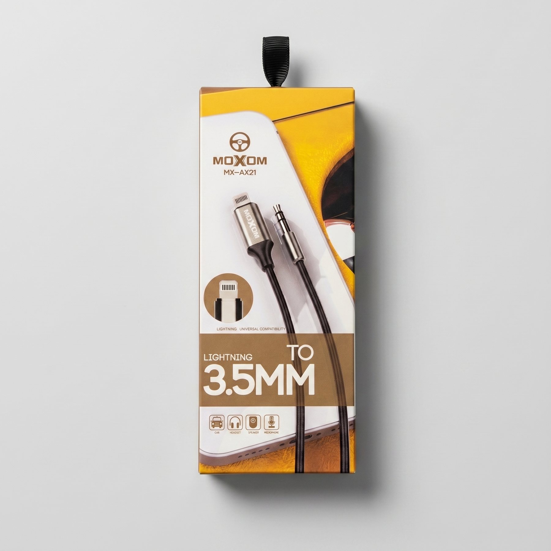 Moxom Lightning to 3.5mm Aux Audio Cable MX-AX21