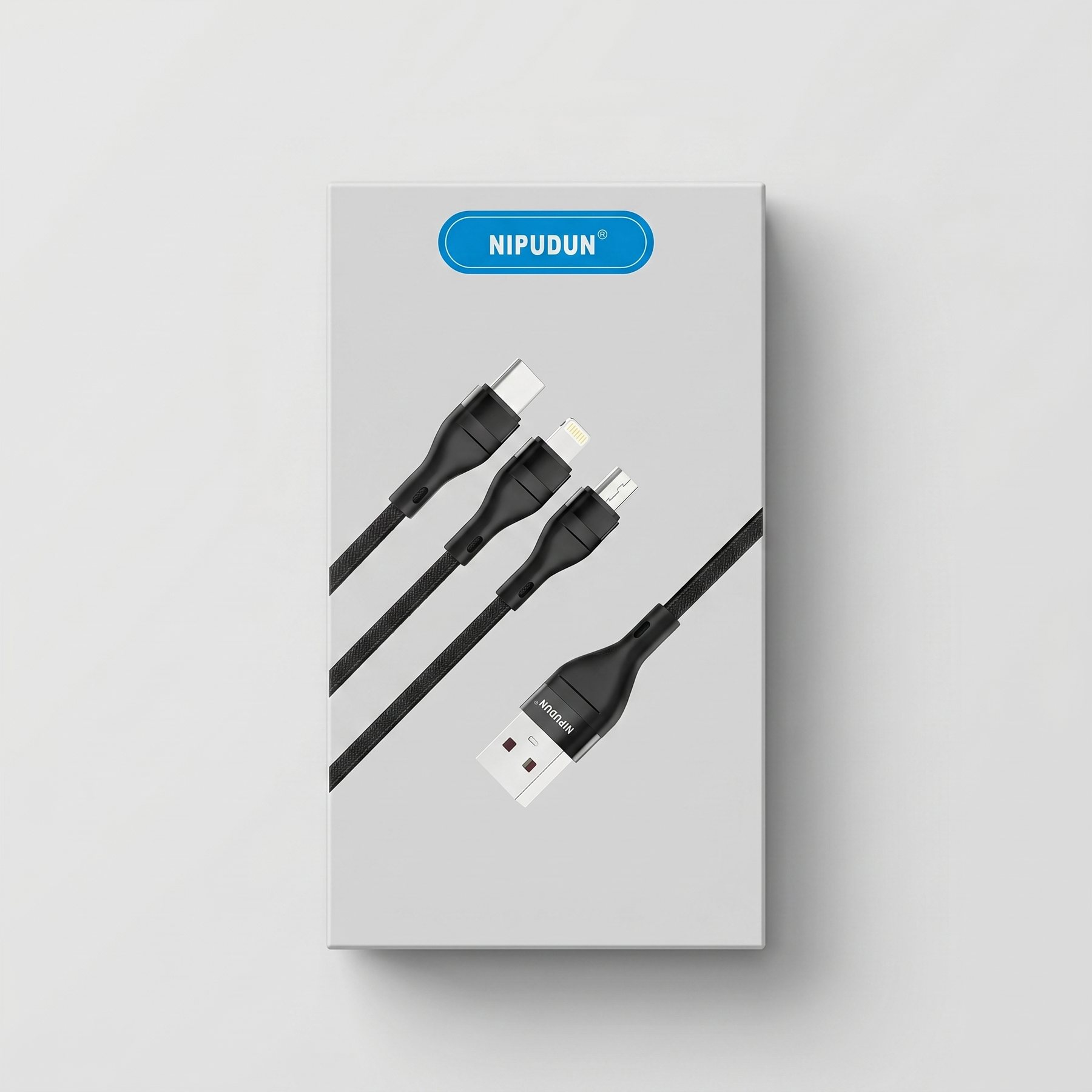 NIPUDUN 3-in-1 Fast USB Charging Cable